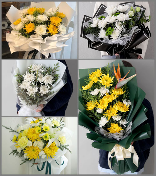 江苏常州钟楼区荷花池街道机械一村社区白事花束代送